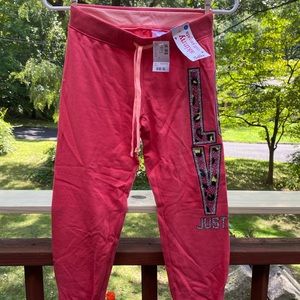 Girls cropped LOVE sweats